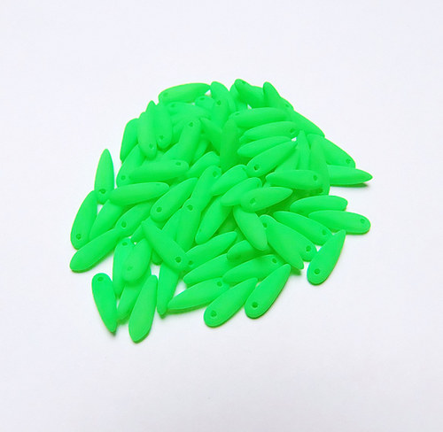 Neonové jazýčky 3 x 11mm - zelené