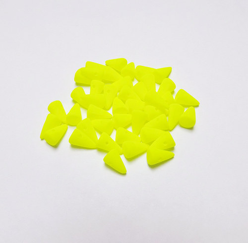Neonové spiky 5 x 8mm - žluté