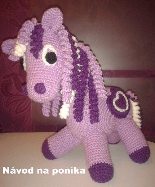 Návod na háčkovaného poníka — foto 1