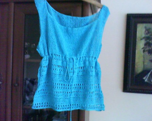 Tyrkysový top — foto 1