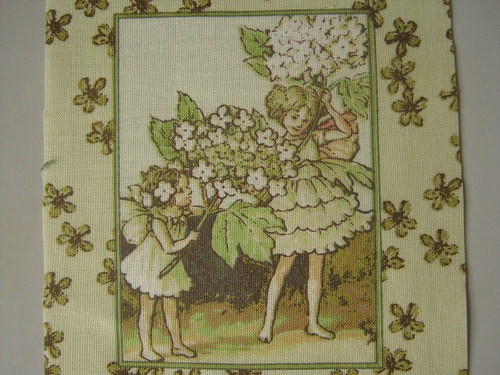 Jarní víly IV - panel látky 10 x 7 cm — foto 1