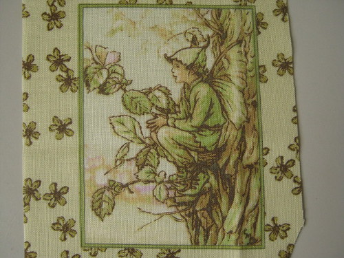 Jarní víly VI - panel látky 10 x 7 cm — foto 1