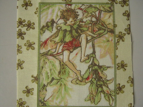 Jarní víly VII - panel látky 10 x 7 cm — foto 1