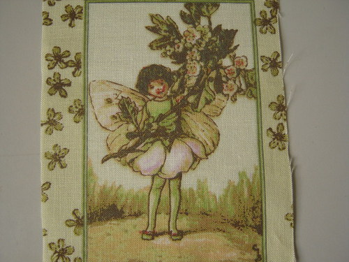 Jarní víly VIII - panel látky 10 x 7 cm — foto 1