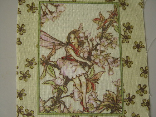 Jarní víly IX - panel látky 10 x 7 cm — foto 1