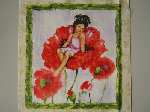 Víly Rošťandy II - panel látky 16 x 17 cm — foto 1