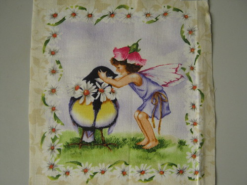 Víly Rošťandy III - panel látky 16 x 17 cm — foto 1