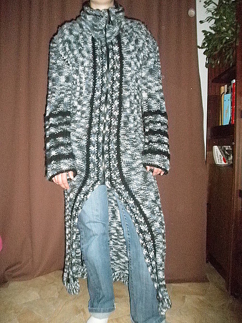 Pletený kabátek, svetr — foto 1