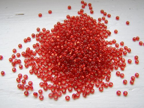 Rokajl kulatý červený - 2, 4-2, 4mm - 10g