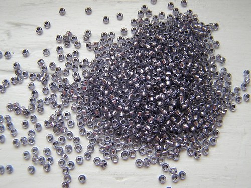 Rokajl kulatý fialkový - 2, 2-2, 4mm - 10g