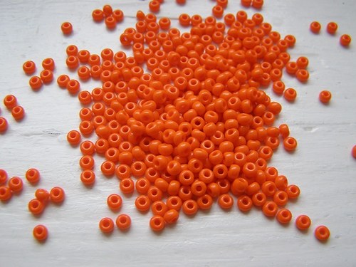 Rokajl kulatý oranžový - 2, 8-3, 2mm - 10g