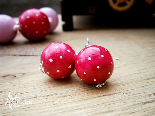 Sweet Raspberry - náušnice — foto 1