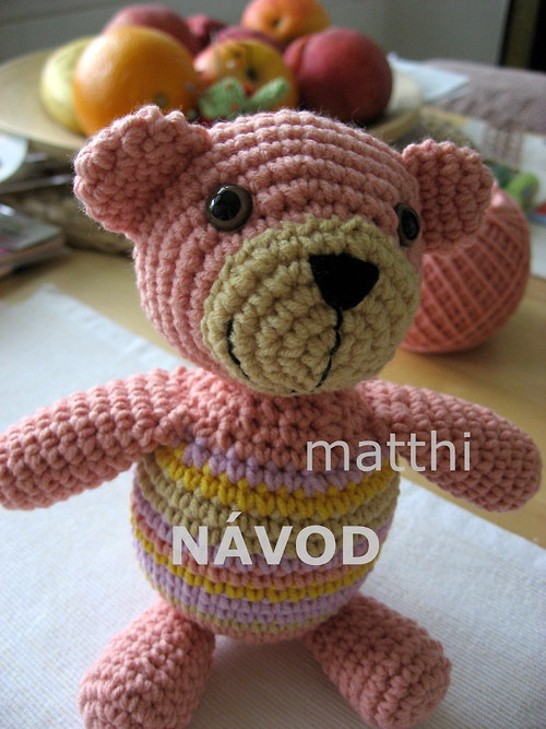 Medvídek Antonie - NÁVOD