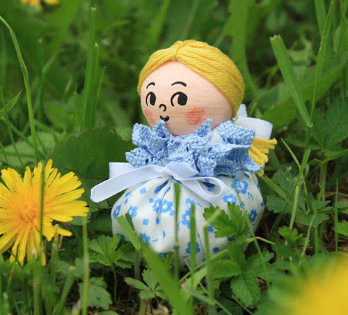 Víla blondýnka... plněná levandulí — foto 1