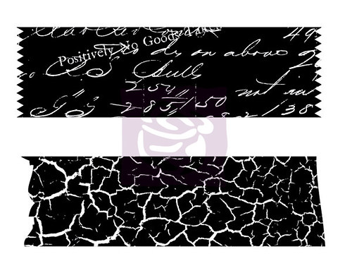 Dřevěné razítko Washi Tape Rubber Stamp 7