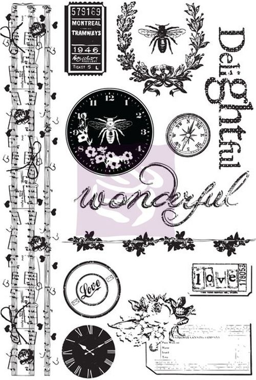 Razítka Cling Mount Stamps - Lyric — foto 1