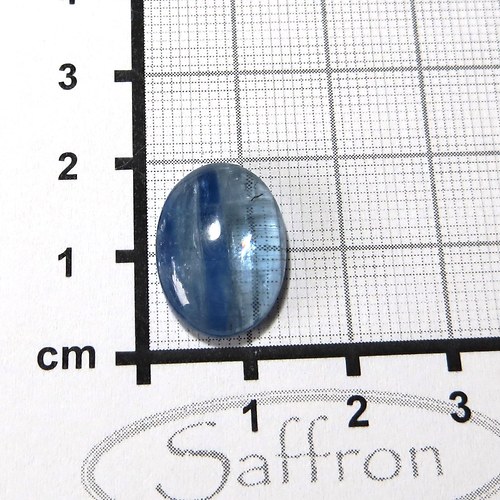 Kyanit oválek EXTRA (18x13mm) č.D1 — foto 1