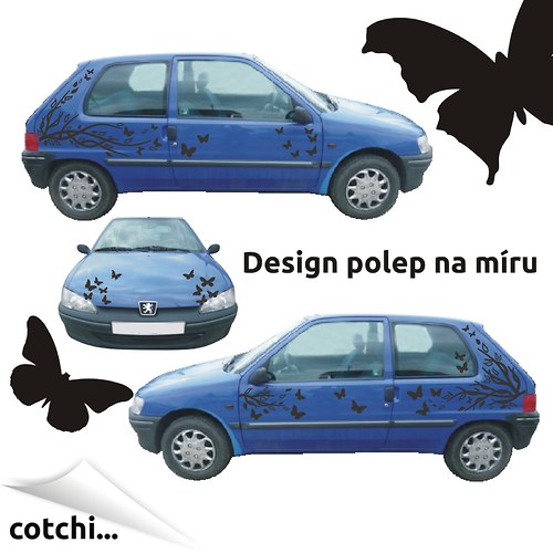 Designová samolepka na přání... — foto 1