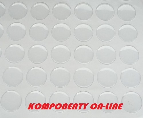 Čirá Epoxy čočka DIY 12mm 4ks — foto 1