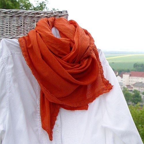 Ručně barvený OBRšátek ZÁŘÍM — foto 1