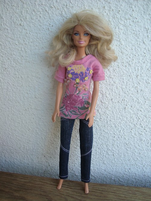 Úzké jeans s tunikou — foto 1