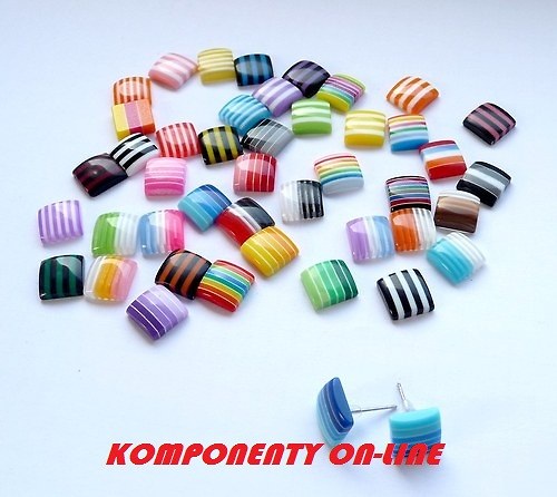 ČTVEREC resinový 10x10mm 10ks