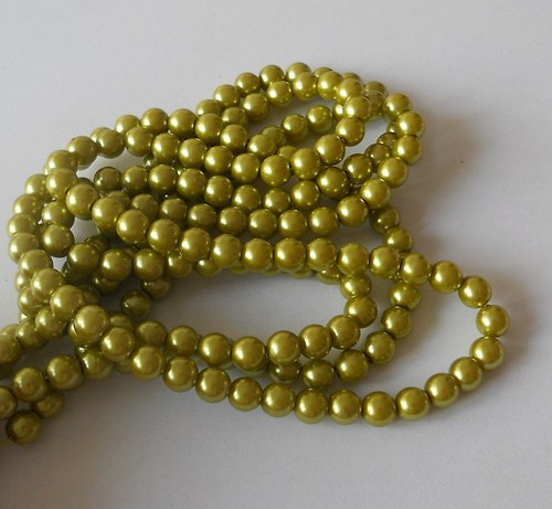 Voskové perličky 6 mm - 40 ks — foto 1