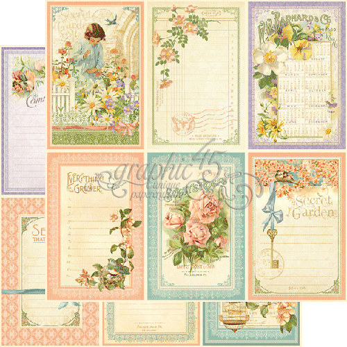 Scrapbookov papír Secret Garden — foto 1