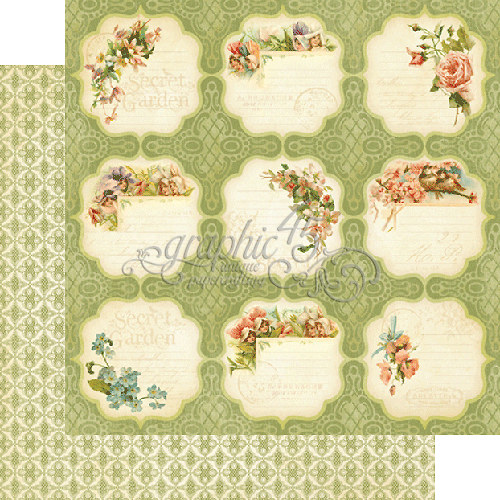Scrapbookov papír Secret Garden — foto 1