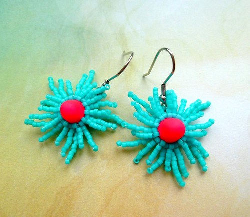 Sasanky "Neon pink & Turquoise" — foto 1