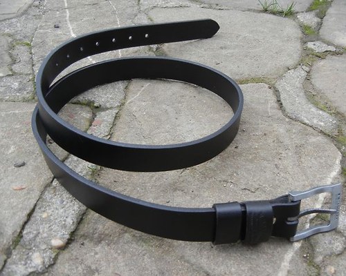 Kožený opasek 3cm