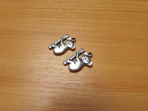 Koala - starostříbro - 20 x 14mm — foto 1