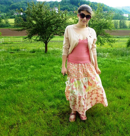 Volánová letní sukně — foto 1