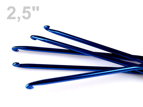 Háček vel. 2,5 mm - modrý — foto 1