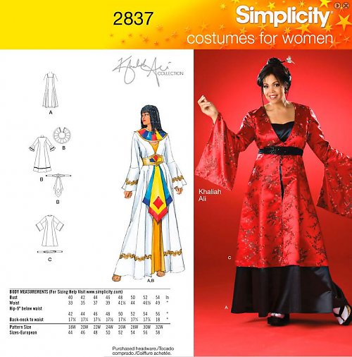 Střih Simplicity 2837 (vel. 44-50) — foto 1