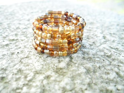 Prstýnek - honey and gold — foto 1