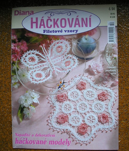 Diana - háčkování - filetové vzory — foto 1
