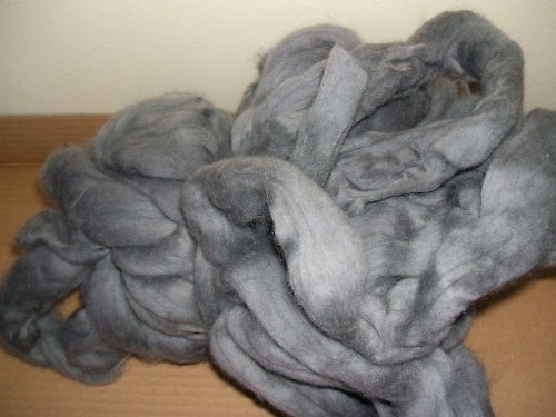 Merino rouno barvené - šedá barva — foto 1
