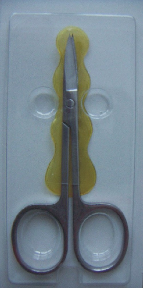 Vyšívácí nůžky zahnuté - 9cm