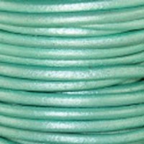Indická kul.kůže metalická pastelově zelená 1 mm