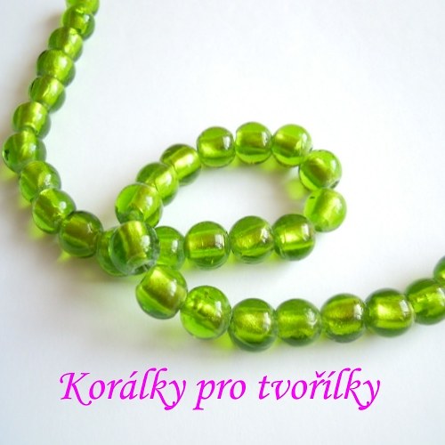 Vinuté kuličky 12 mm zelené 10ks — foto 1
