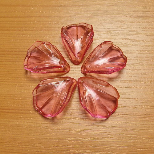 Akrylové listy- 26 x 20 mm - 5 kusů