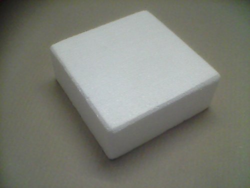 Korpus 36 x 36 x 8 cm - kvádr polystyren