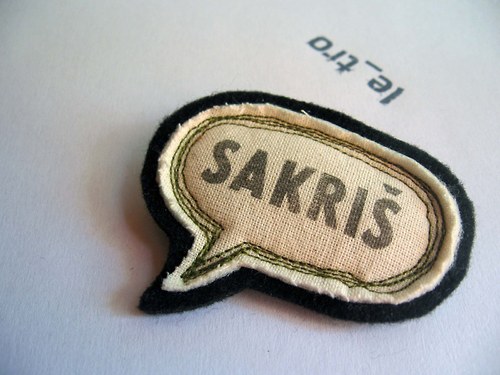 Brož SAKRIŠ! _ _ sleva — foto 1
