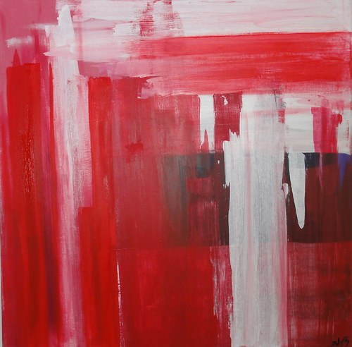 Kompozice XIV., 100x100 cm