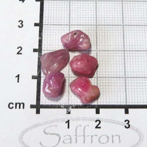 Tromlovaný spinel Tanzánie, set č.11 — foto 1