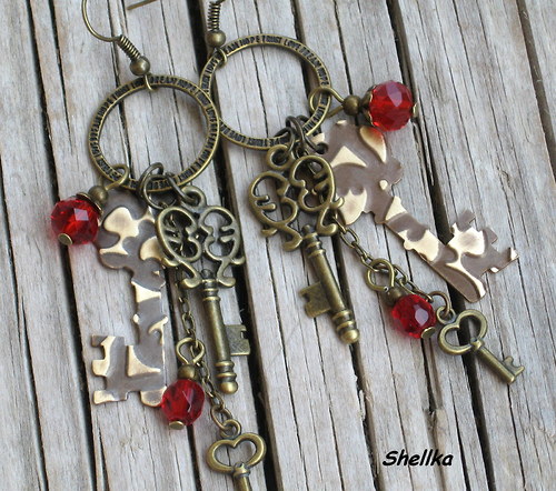 Náušnice ,,KEYS,, — foto 1