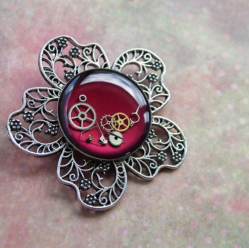 Flower brooch — foto 1