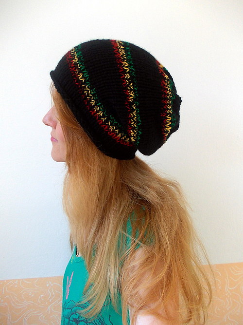 Čepice ala pytel RASTA unisex SLEVA!!! PC 444,- — foto 1