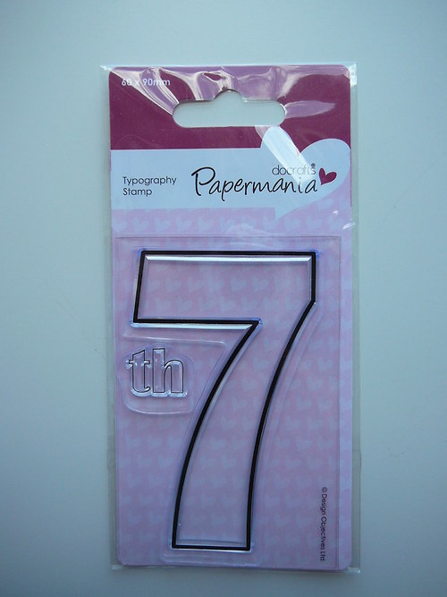 Razítko-číslice 8 cm — foto 1